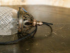 A Single Cut Glass Pendant Light