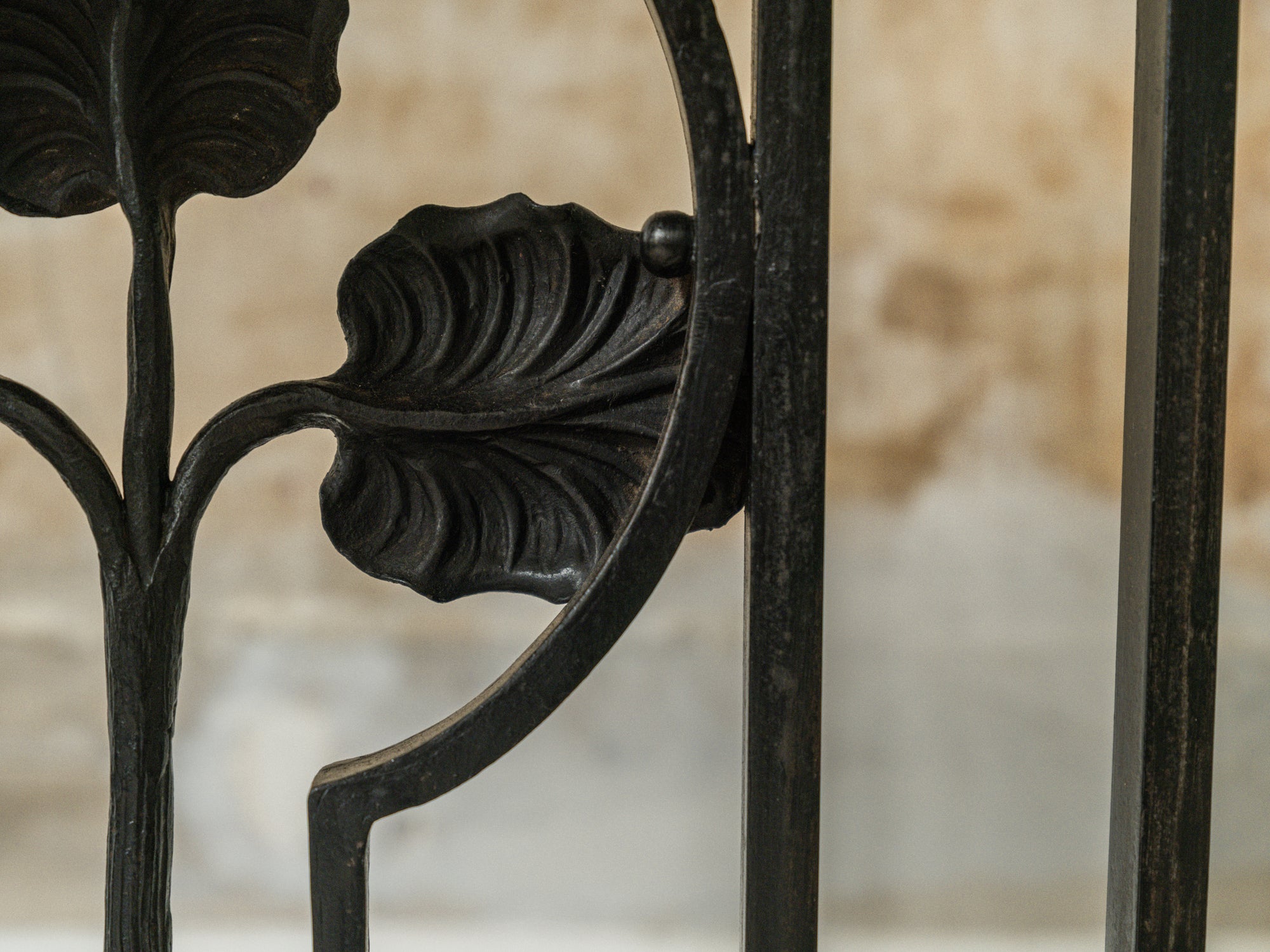 A 19th Century Wrought Iron Club Fender