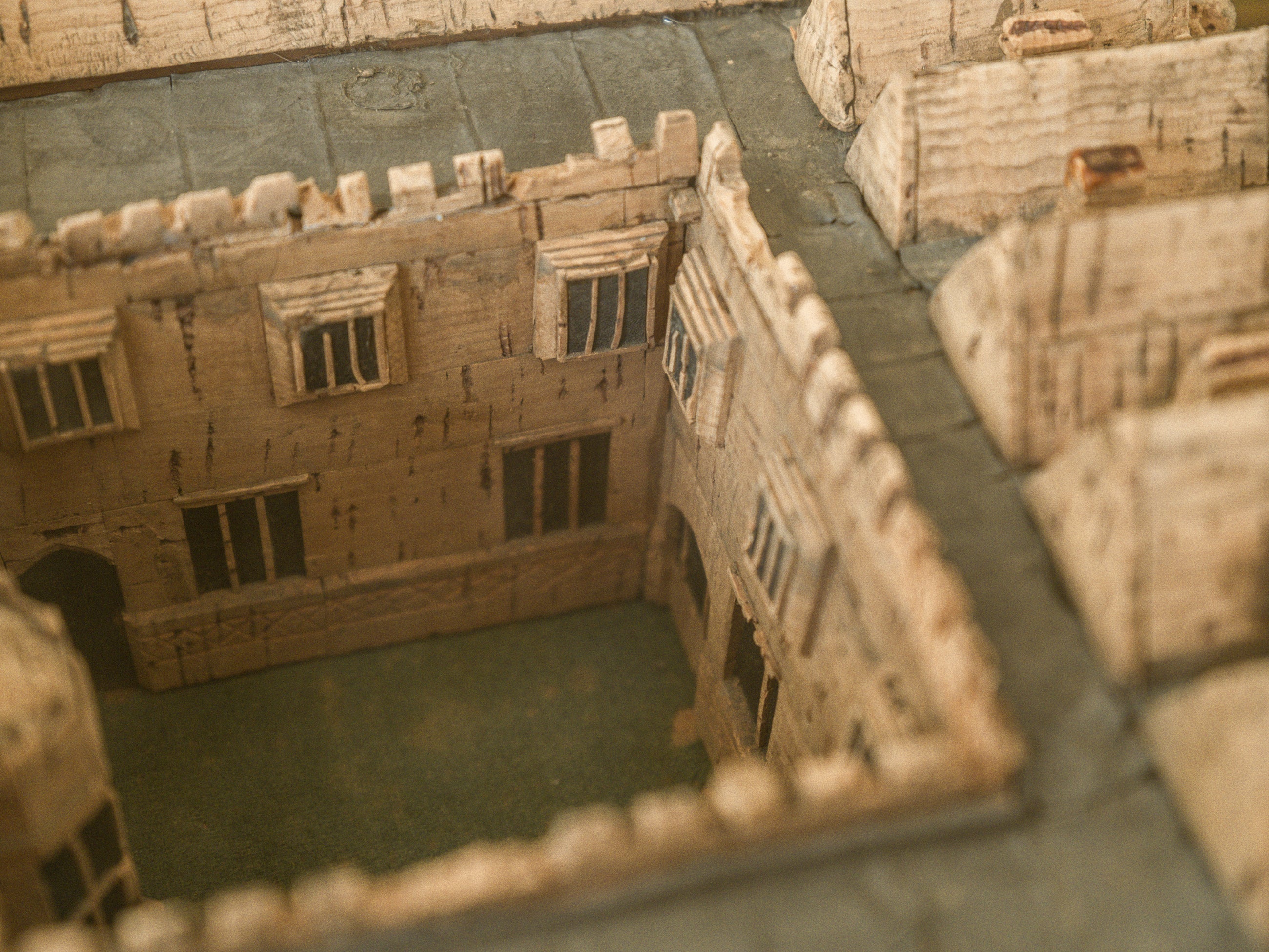 A Cork Model of Hengrave Hall Suffolk