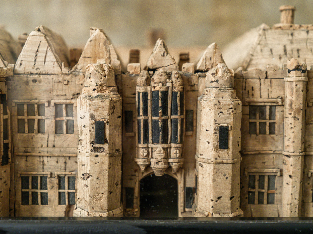 A Cork Model of Hengrave Hall Suffolk