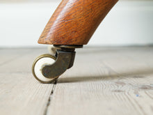 A 19th Century Upholstered Oak Armchair.