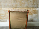 A 19th Century Upholstered Oak Armchair.