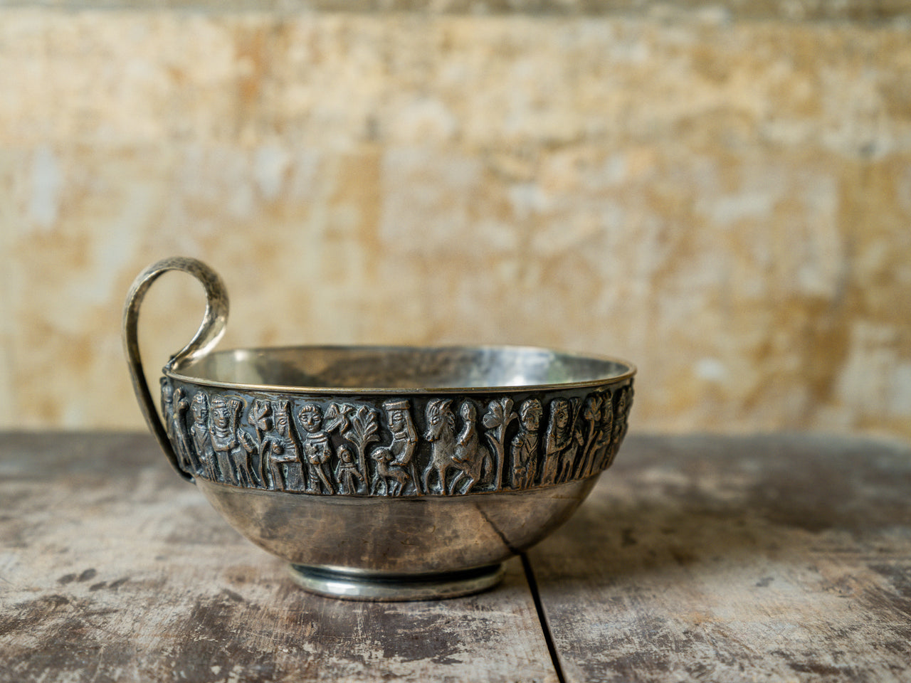 A Copper Libation Cup by Magrit Tevan