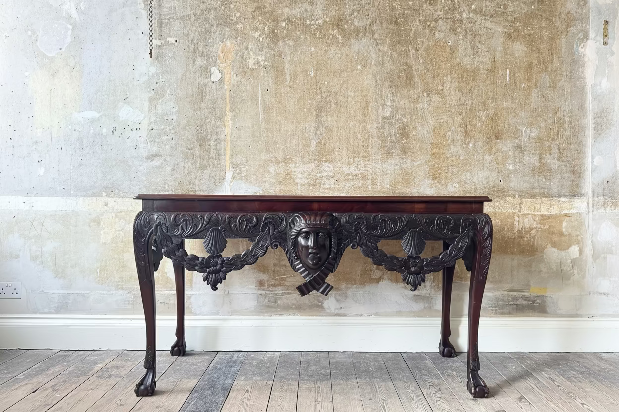 A 19th Century Irish Mahogany Side Table