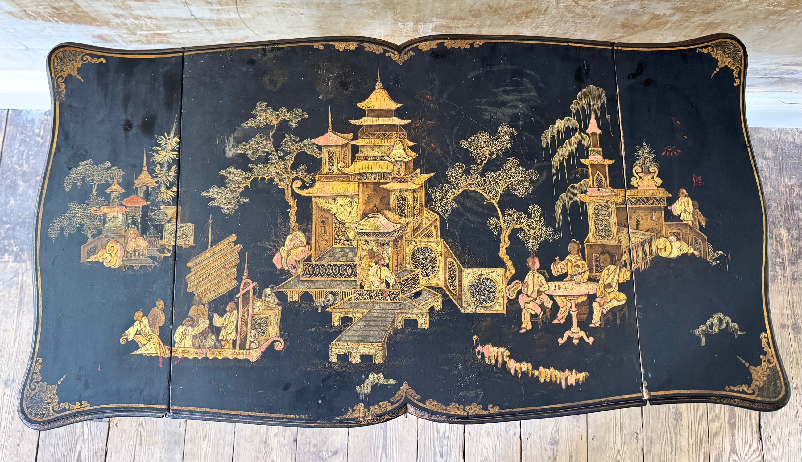 A 19th Century Chinoiserie Pembroke Table