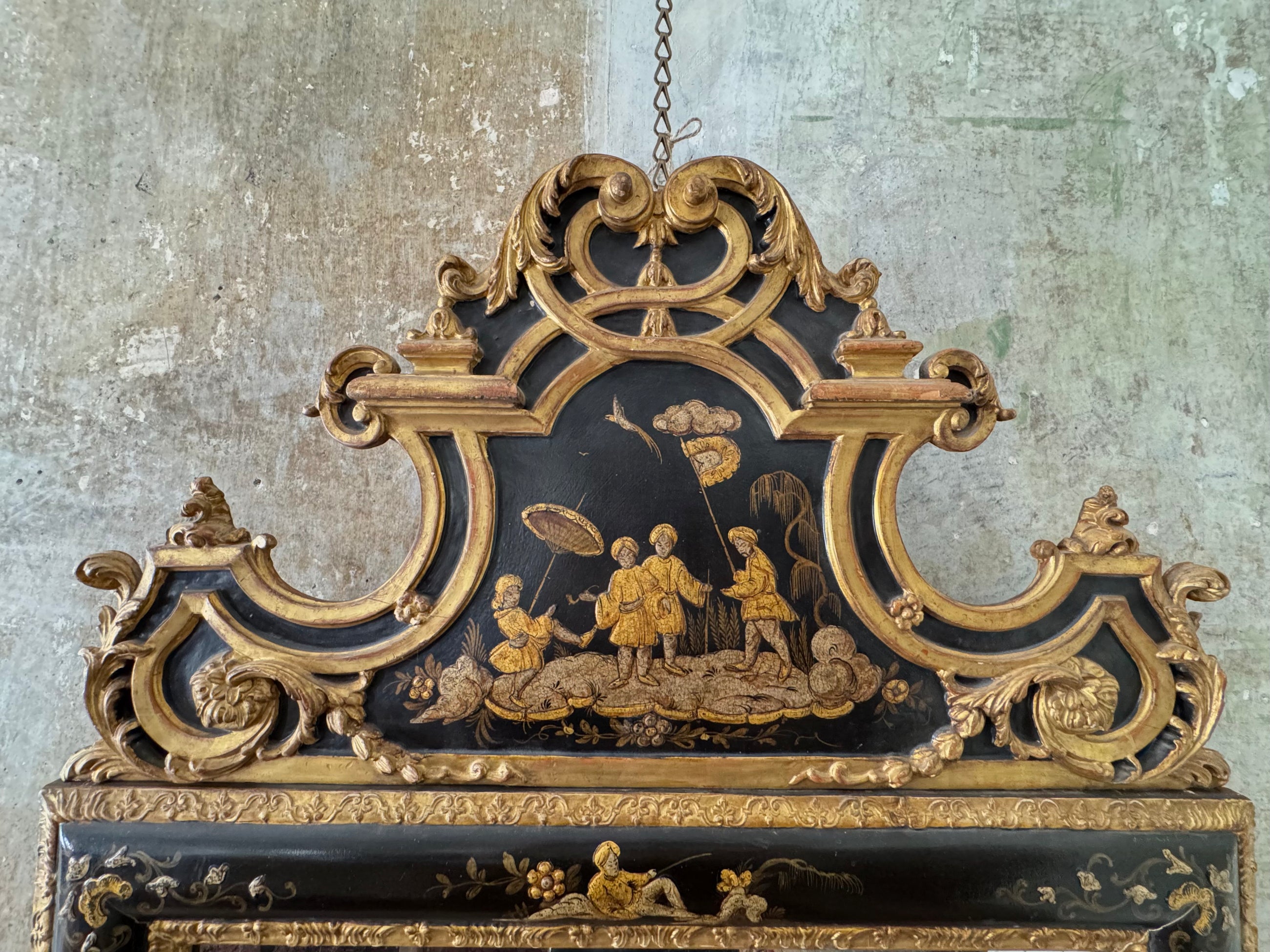 An 19th Century Chinoiserie Mirror