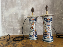 Pair of Delft Table Lamps