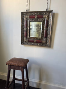 17th Century Tortoise Shell Repouse Mirror