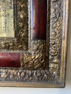 17th Century Tortoise Shell Repouse Mirror