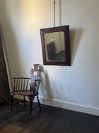 19th Century Tortoise Shell Ripple Framed Mirror