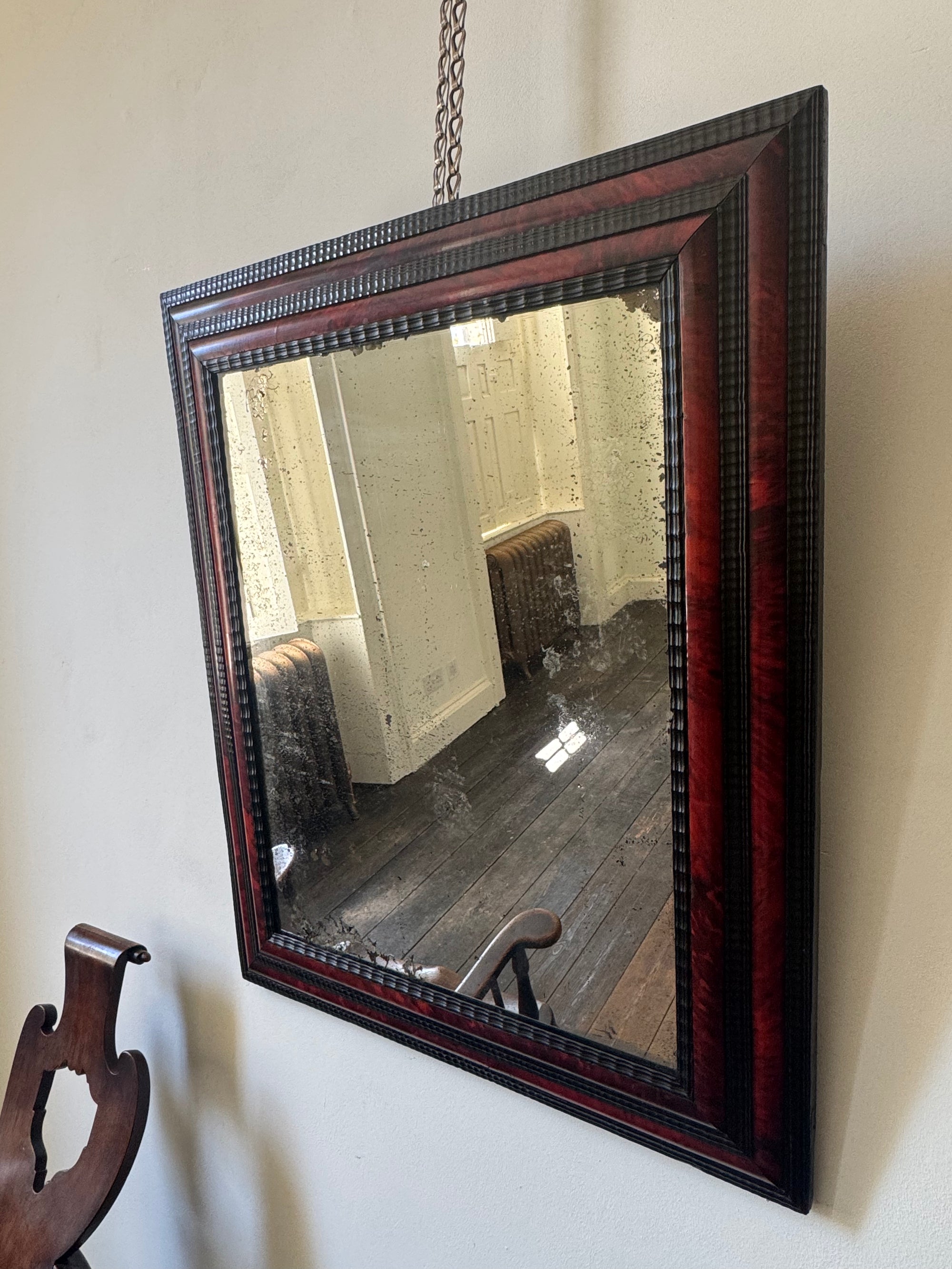 A 19th Century Dutch Tortoise Shell Mirror