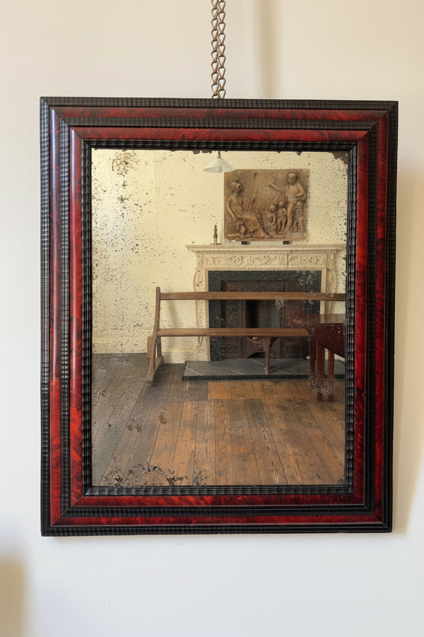 A 19th Century Dutch Tortoise Shell Mirror