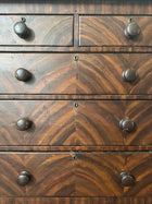 Faux Mahogany Chest Of Drawers