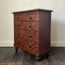Faux Mahogany Chest Of Drawers