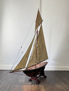 Stevens Model Dock Yard Racing Pond Yacht