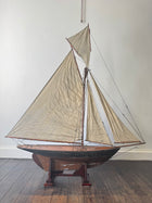 Stevens Model Dock Yard Racing Pond Yacht