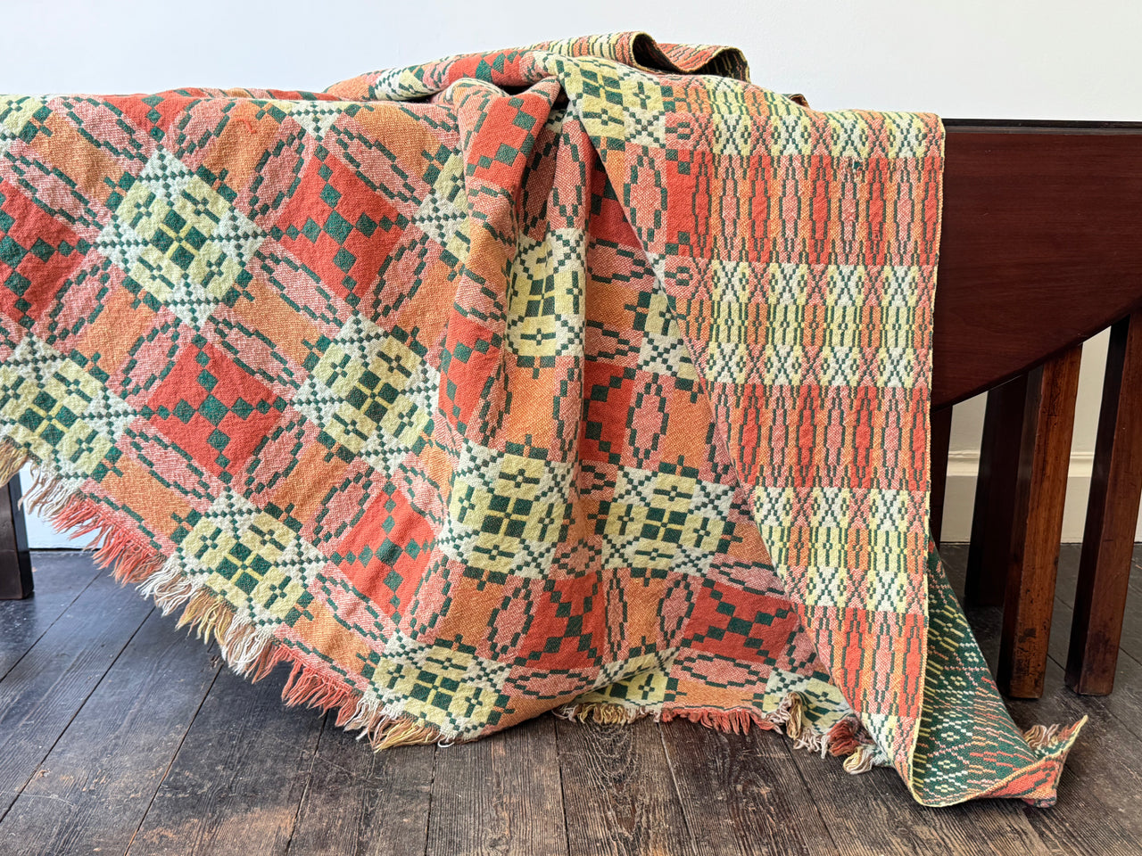 A Melin Tregwynt Tapestry Welsh Blanket