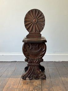 An 18th Century Walnut Sgabello Chair