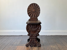 An 18th Century Walnut Sgabello Chair