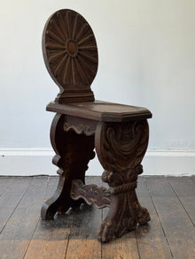 An 18th Century Walnut Sgabello Chair