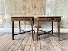 A Pair of 19th Century Scrubbed Pine Work Tables