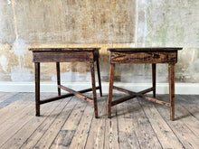 A Pair of 19th Century Scrubbed Pine Work Tables