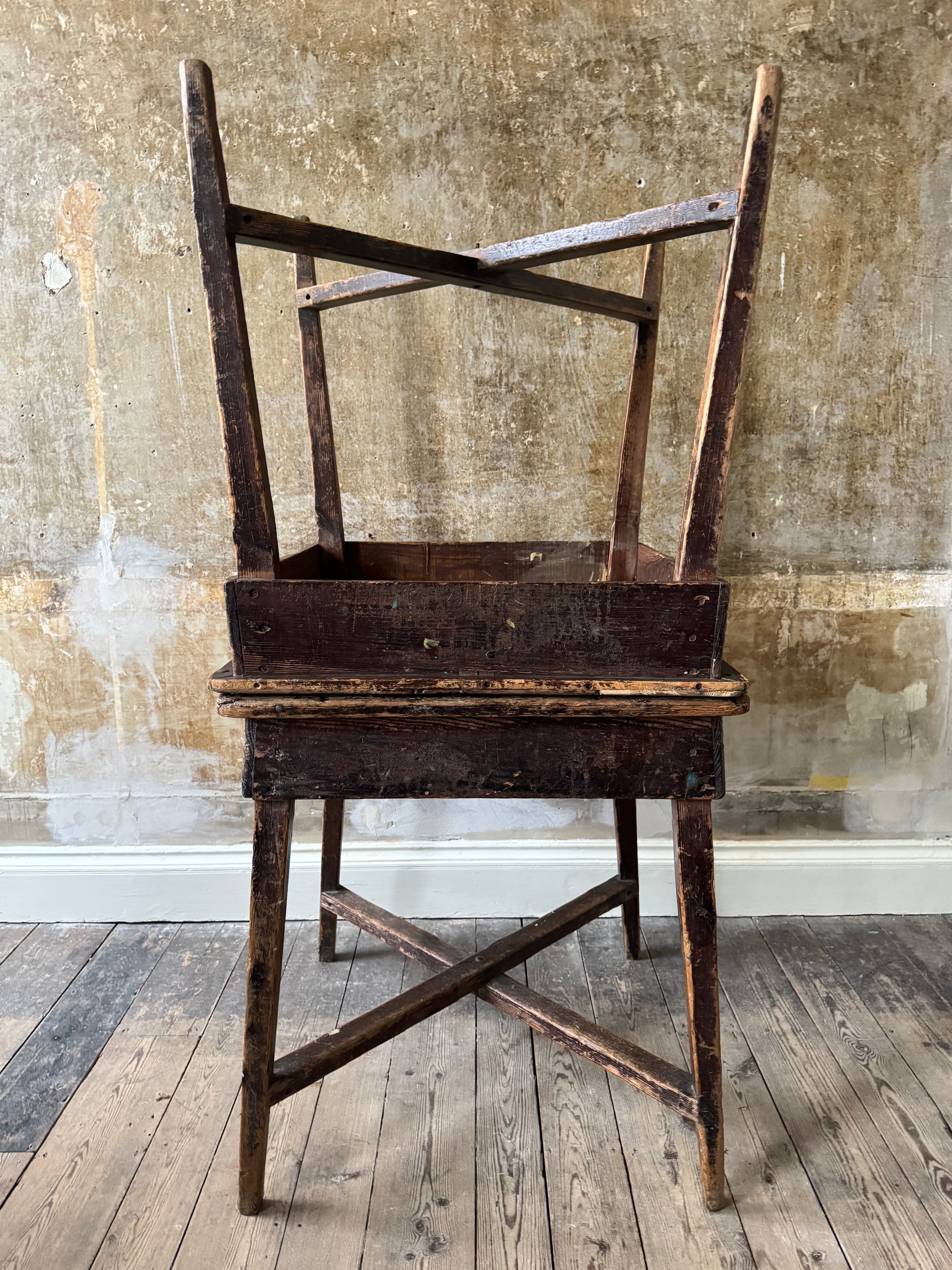 A Pair of 19th Century Scrubbed Pine Work Tables