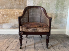 A Regency Mahogany Bergere Armchair Attributed to George Bullock