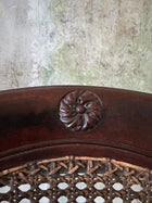 A Regency Mahogany Bergere Armchair Attributed to George Bullock