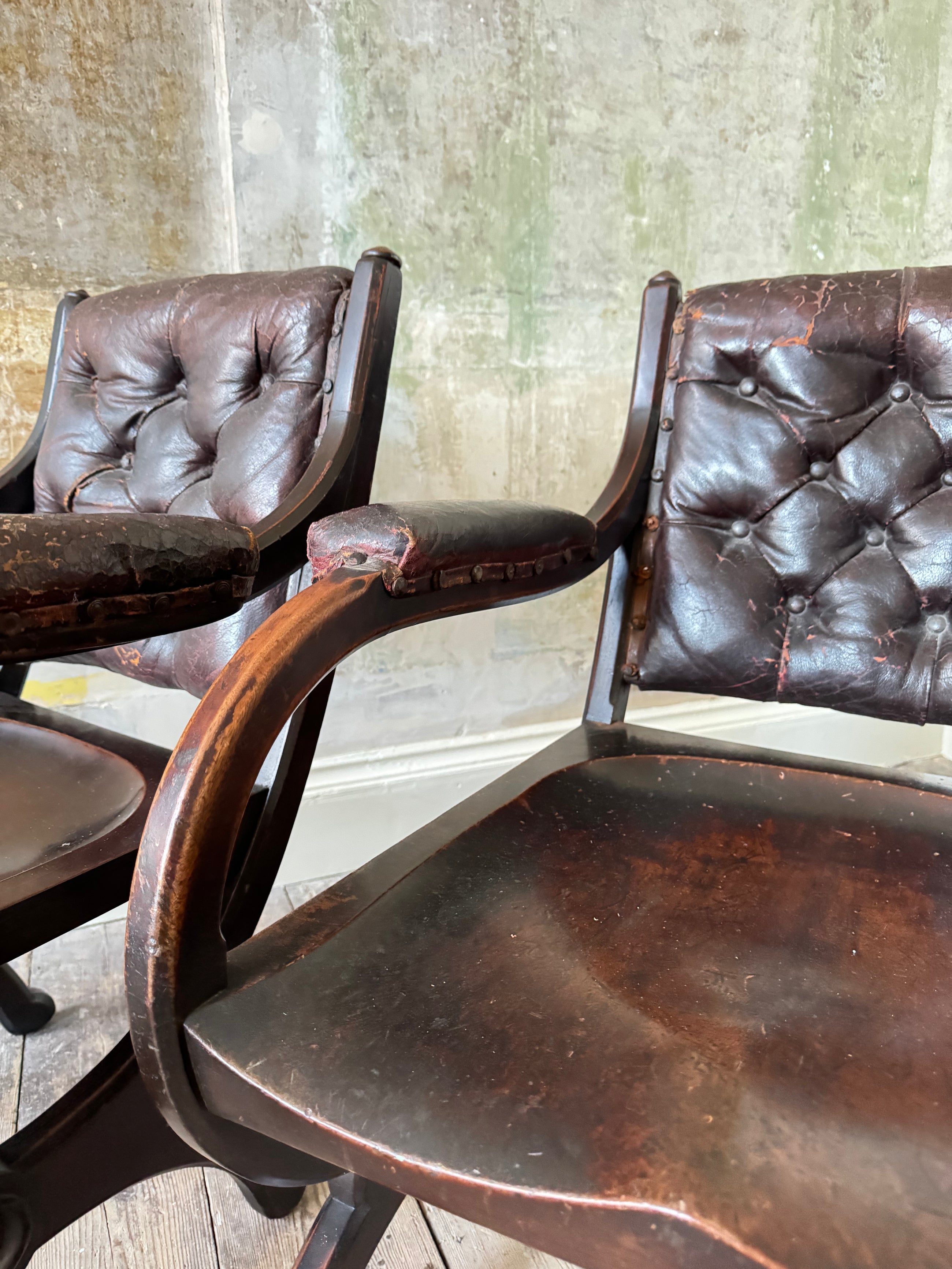 A Pair of Reformed Gothic Armchairs
