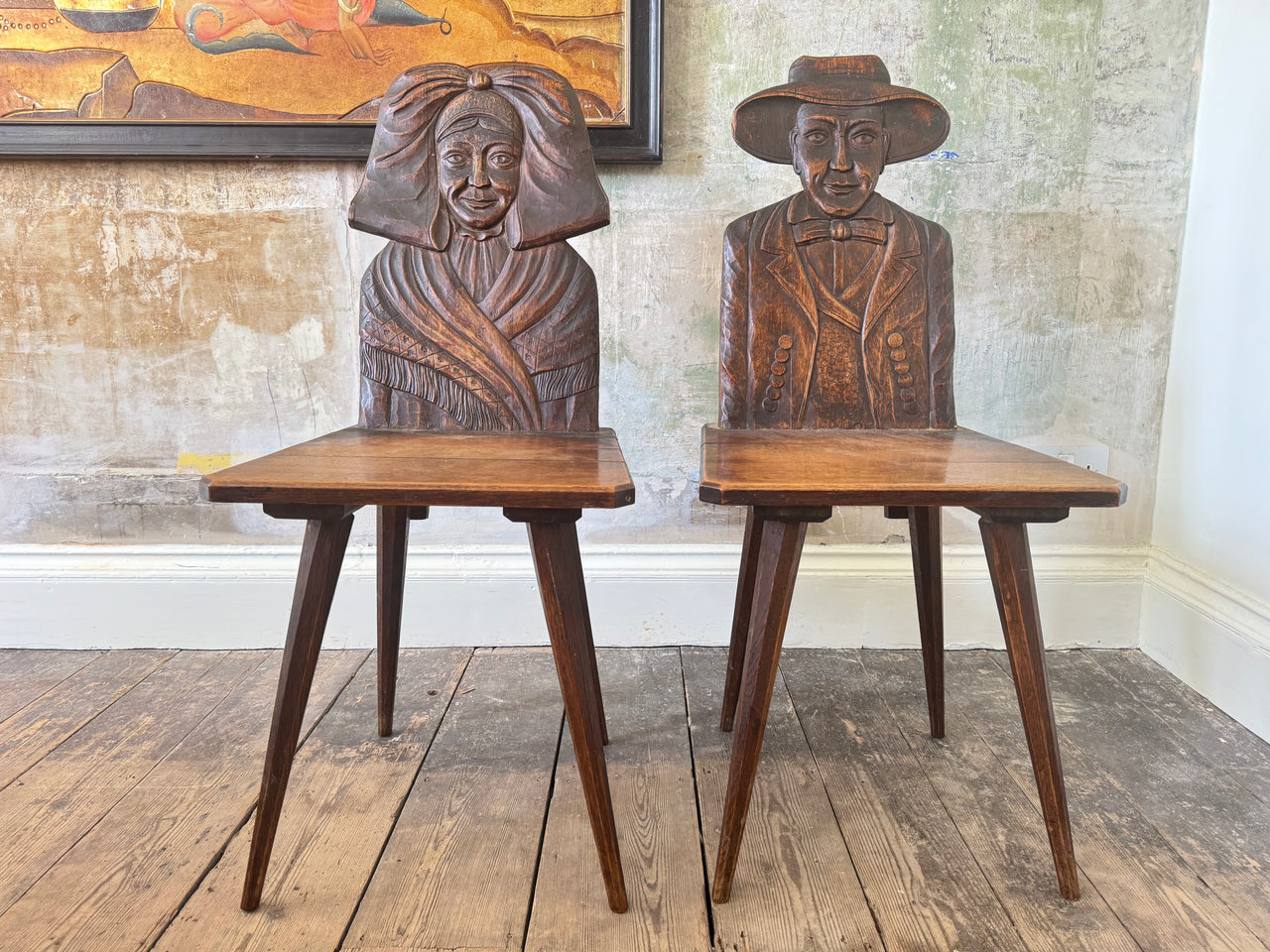 Alsace Folk Chairs