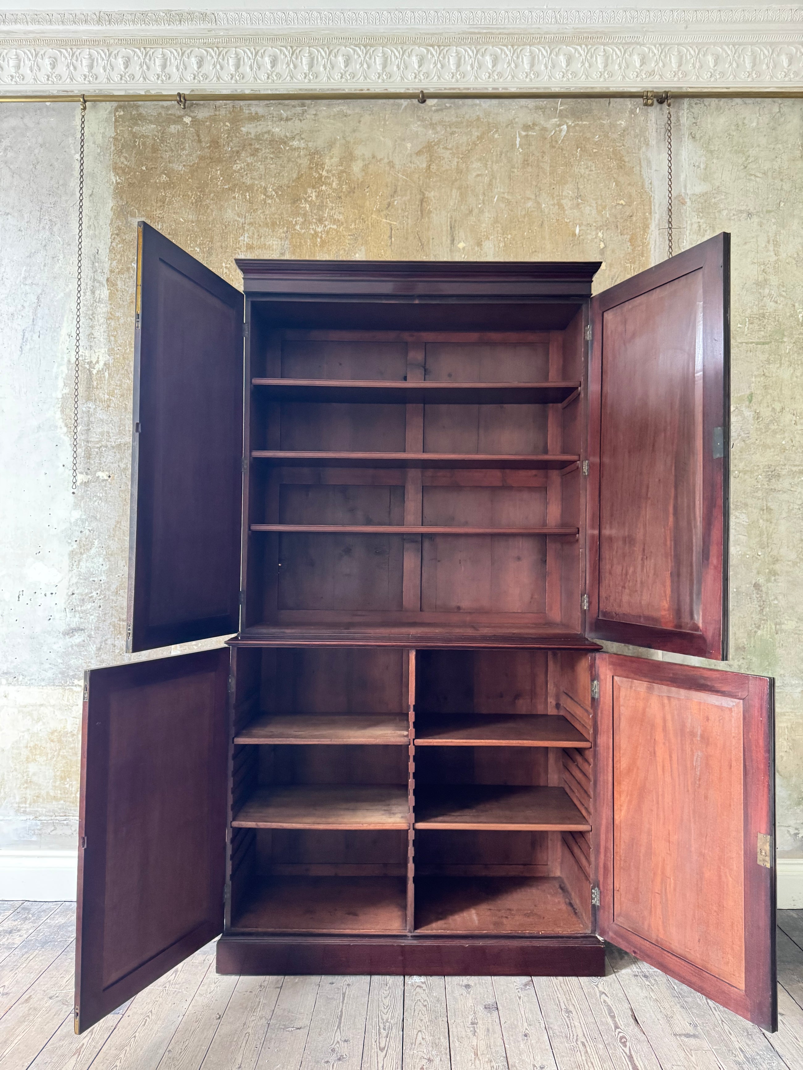 A George II Mahogany Bookcase