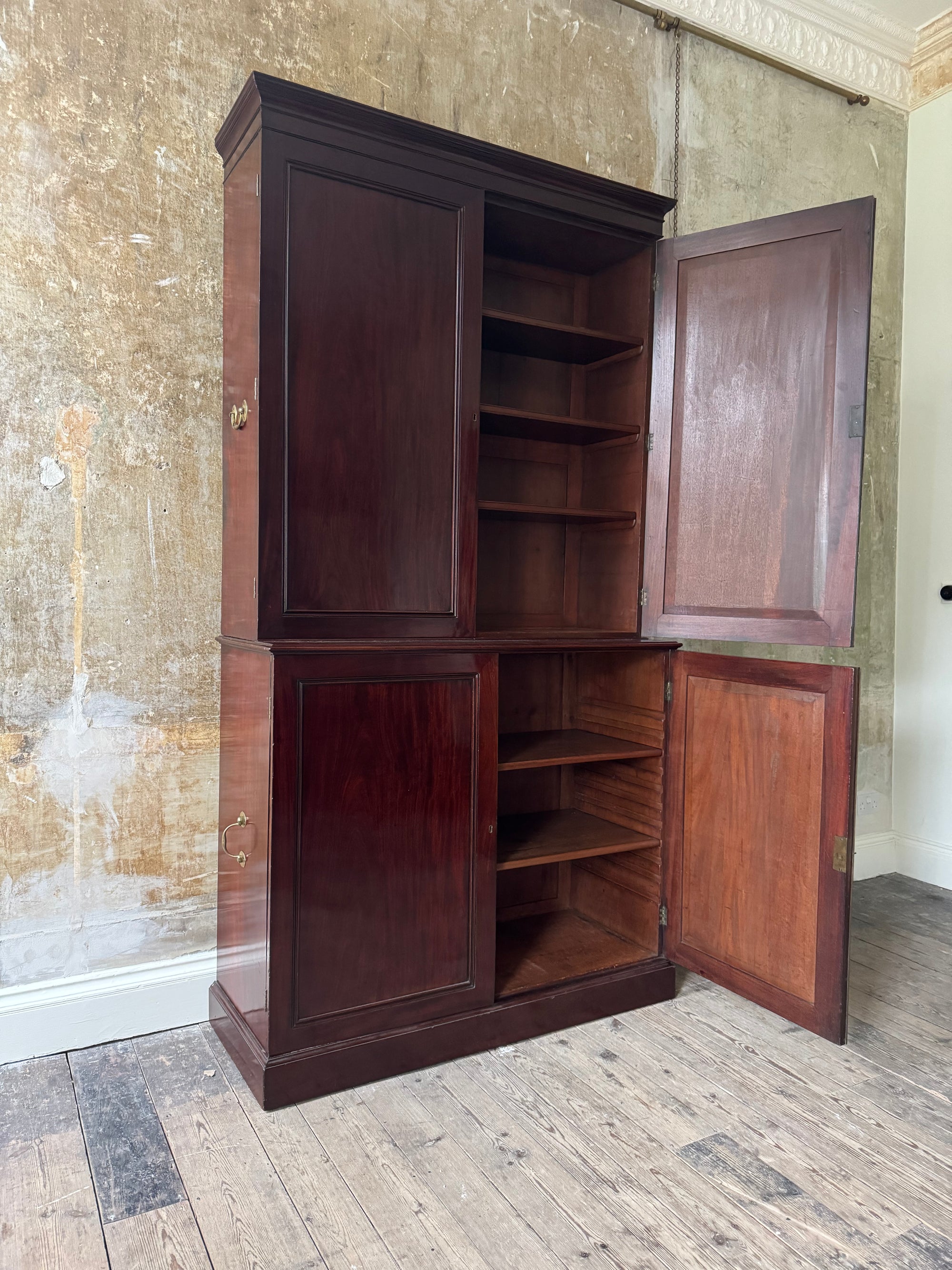 A George II Mahogany Bookcase