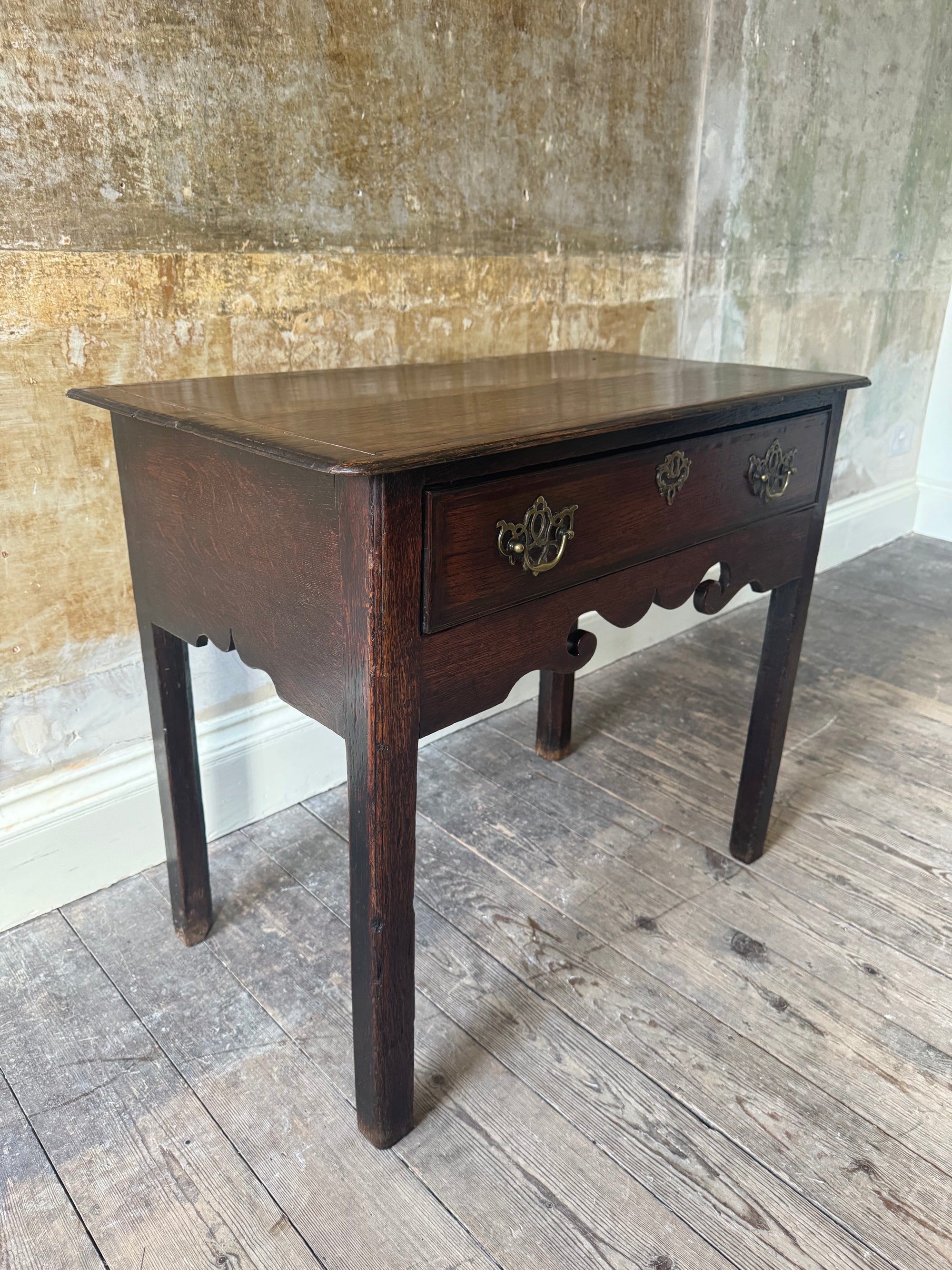 An 18th Century Oak Lowboy