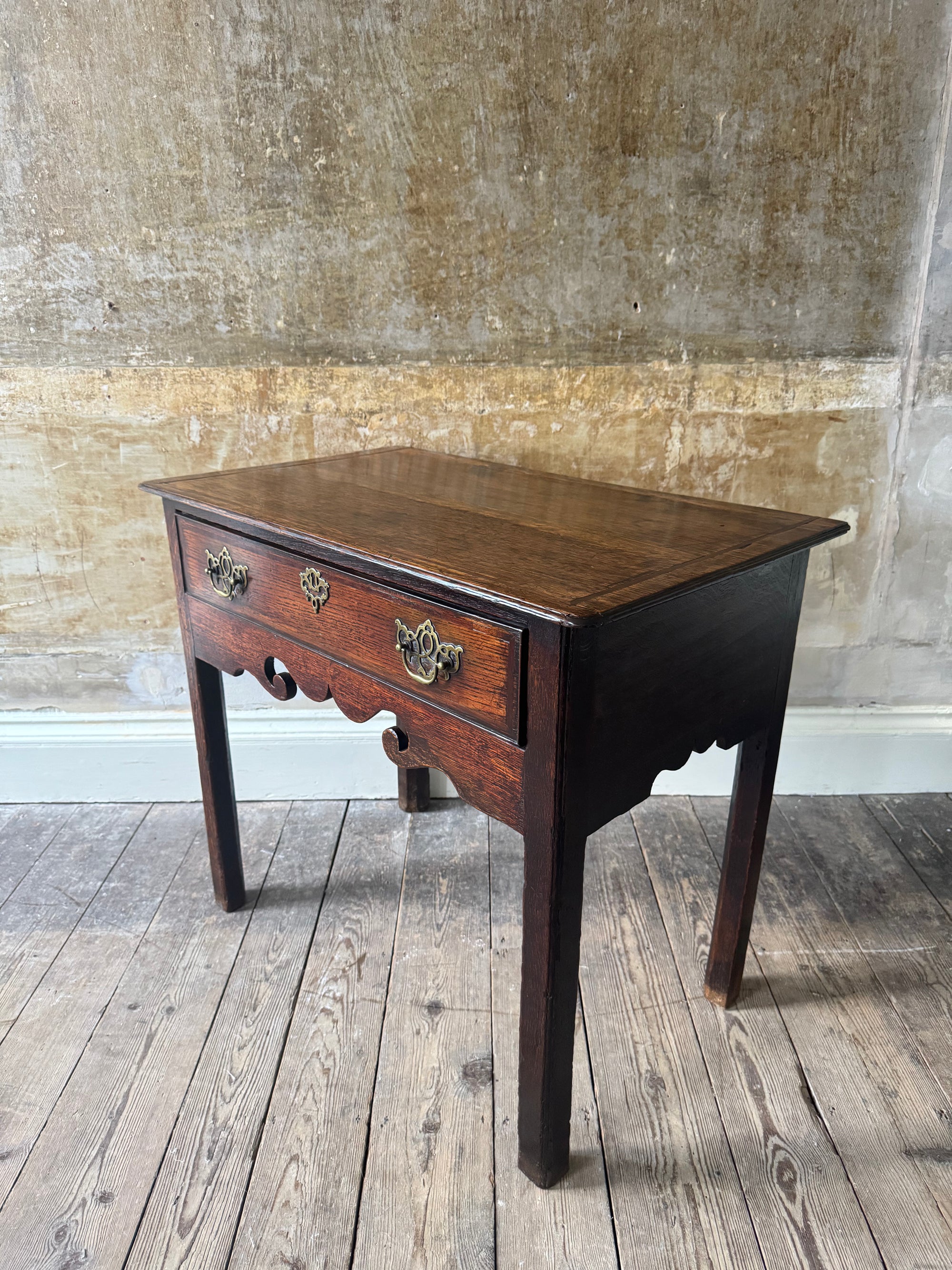 An 18th Century Oak Lowboy