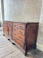A George III Oak Dresser Base