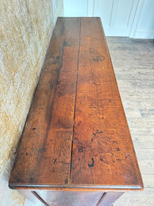 A George III Oak Dresser Base