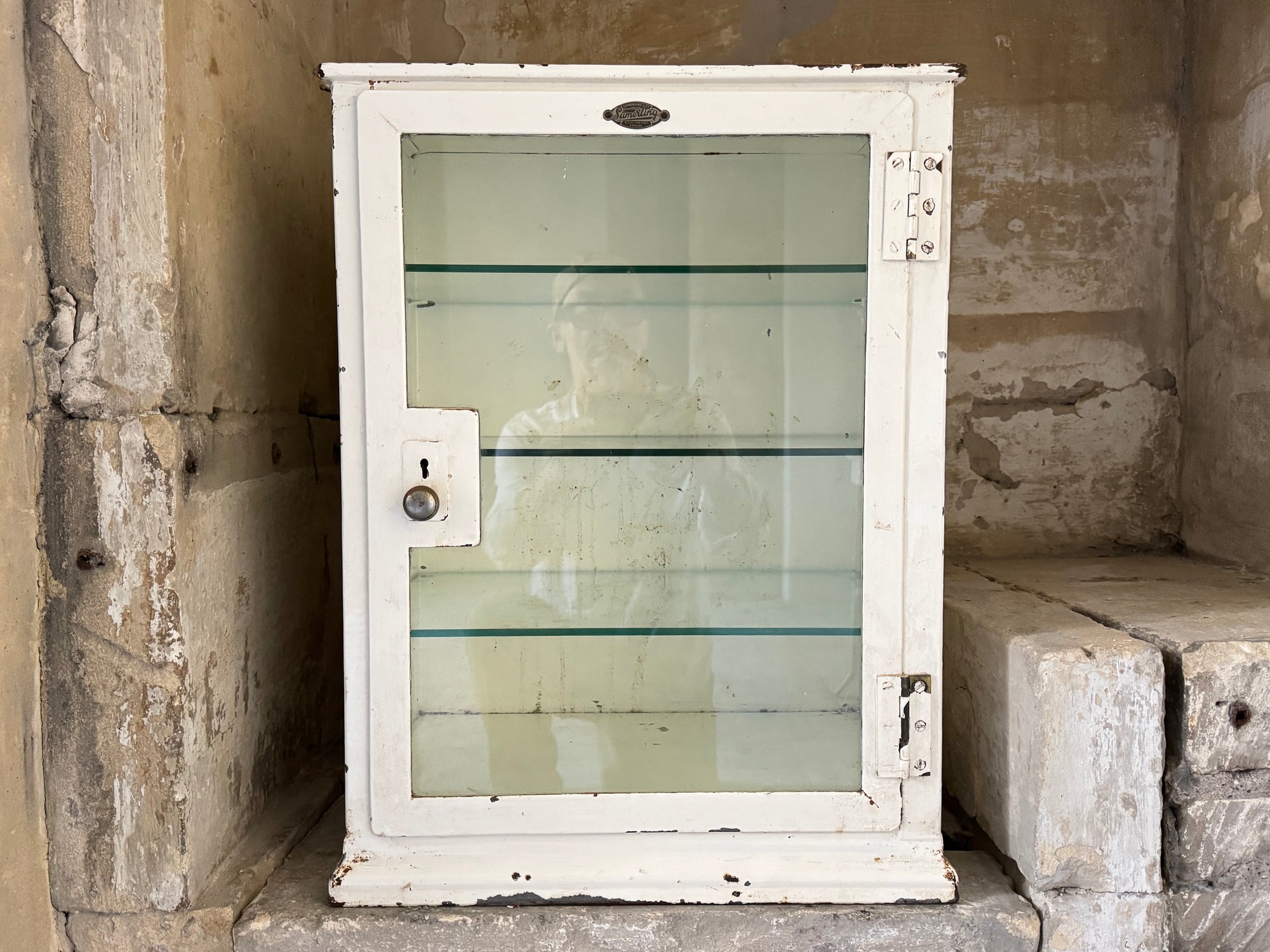 1930s Medical Wall Cabinet