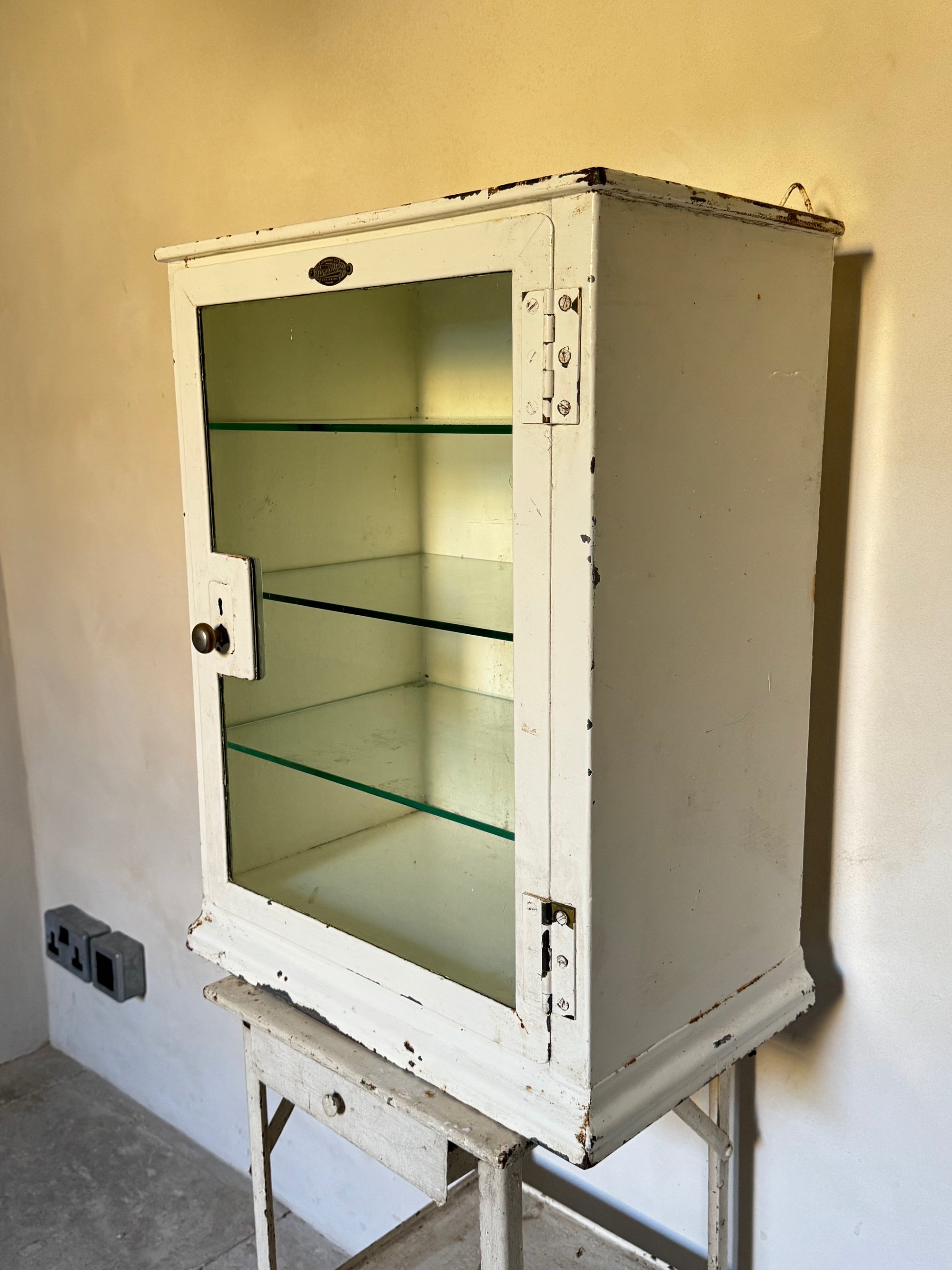 1930s Medical Wall Cabinet