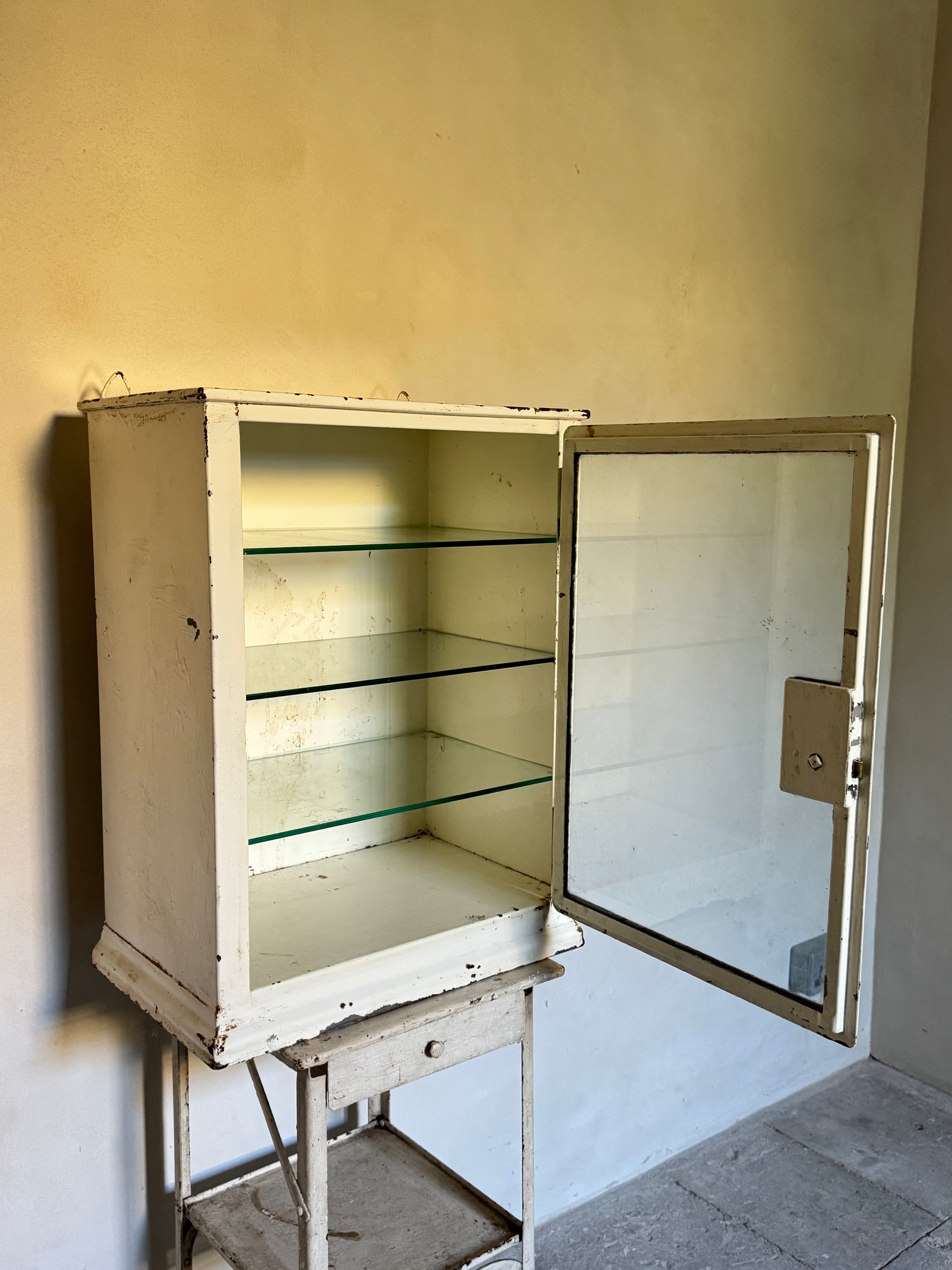 1930s Medical Wall Cabinet