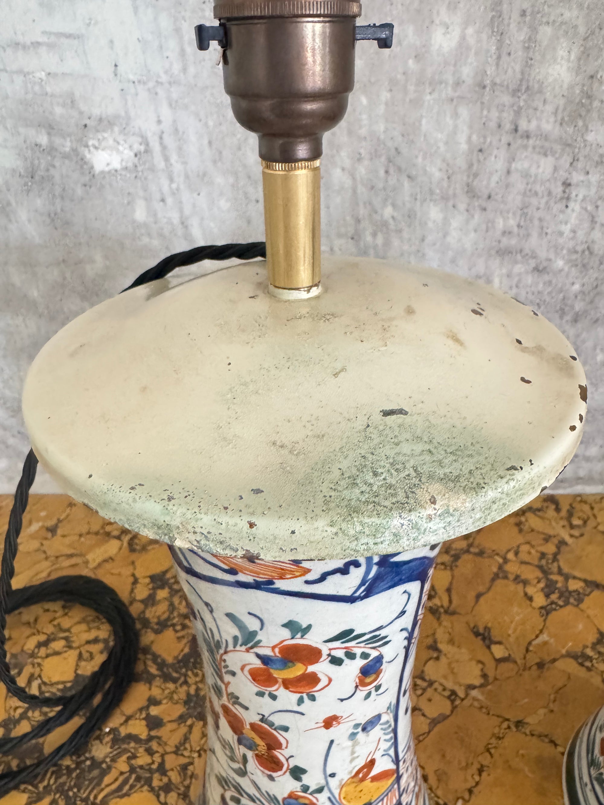 Pair of Delft Table Lamps