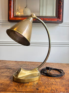 A 1930s Brass Desk light