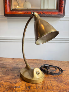 A 1930s Brass Desk light