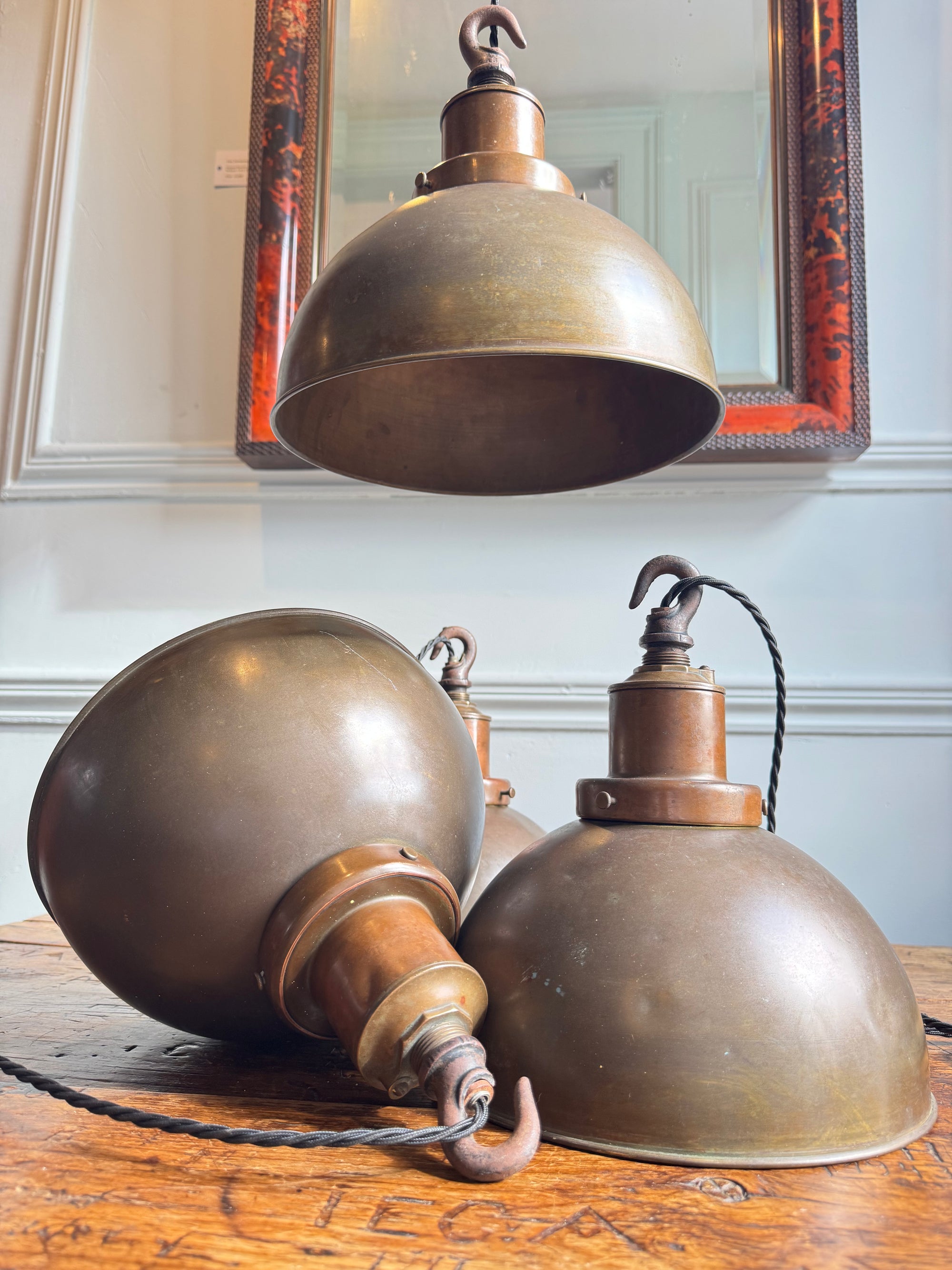 Industrial Copper Pendant Lights