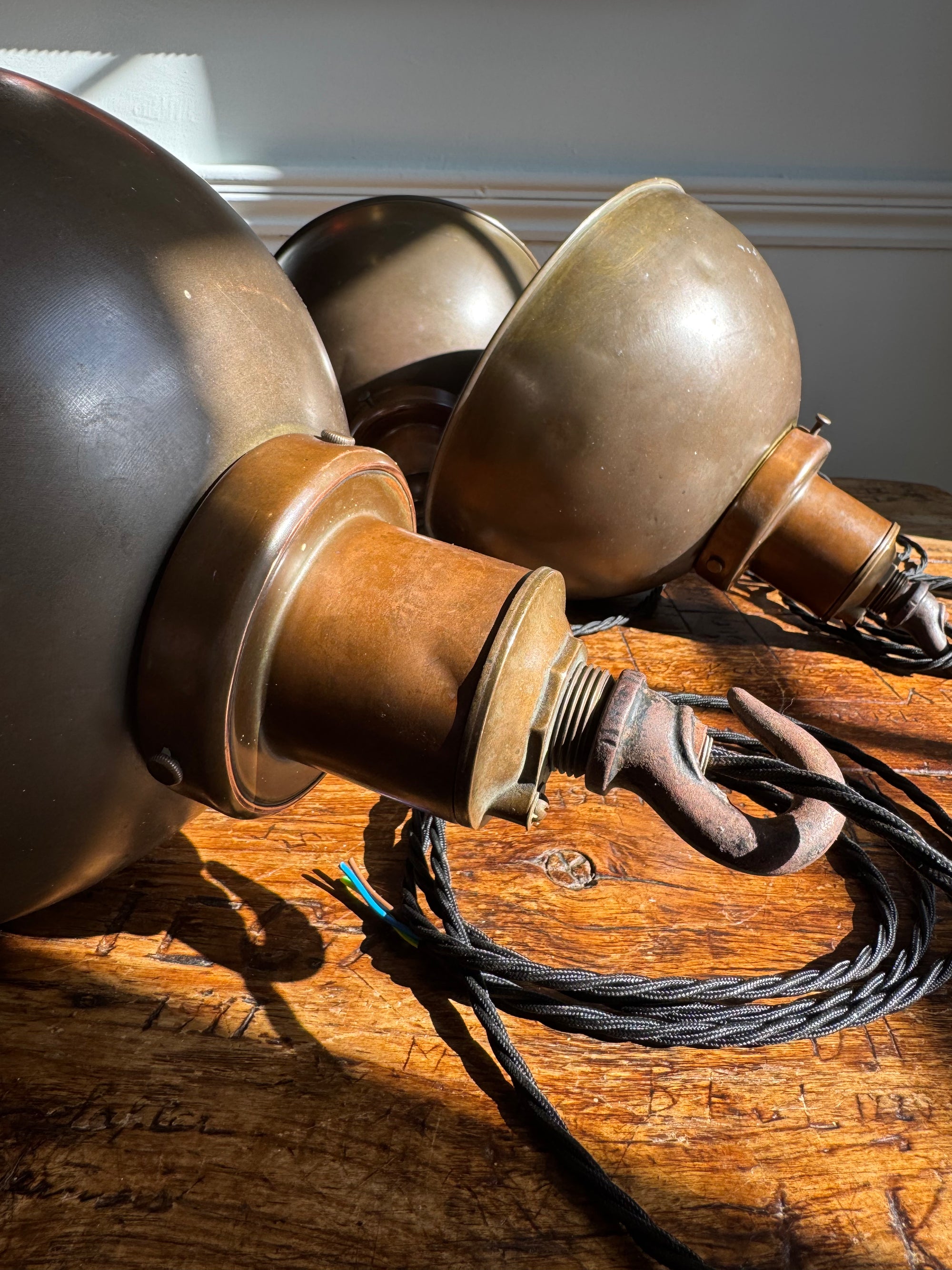 Industrial Copper Pendant Lights