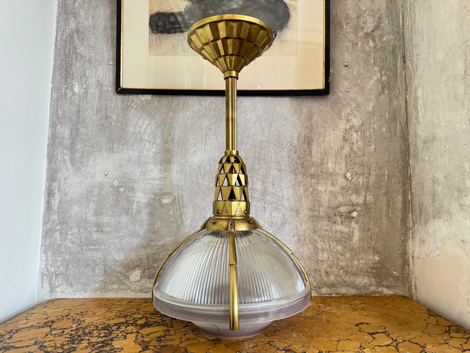 Émile-Jacques Ruhlmann Pendant Light for Le Bon Marche