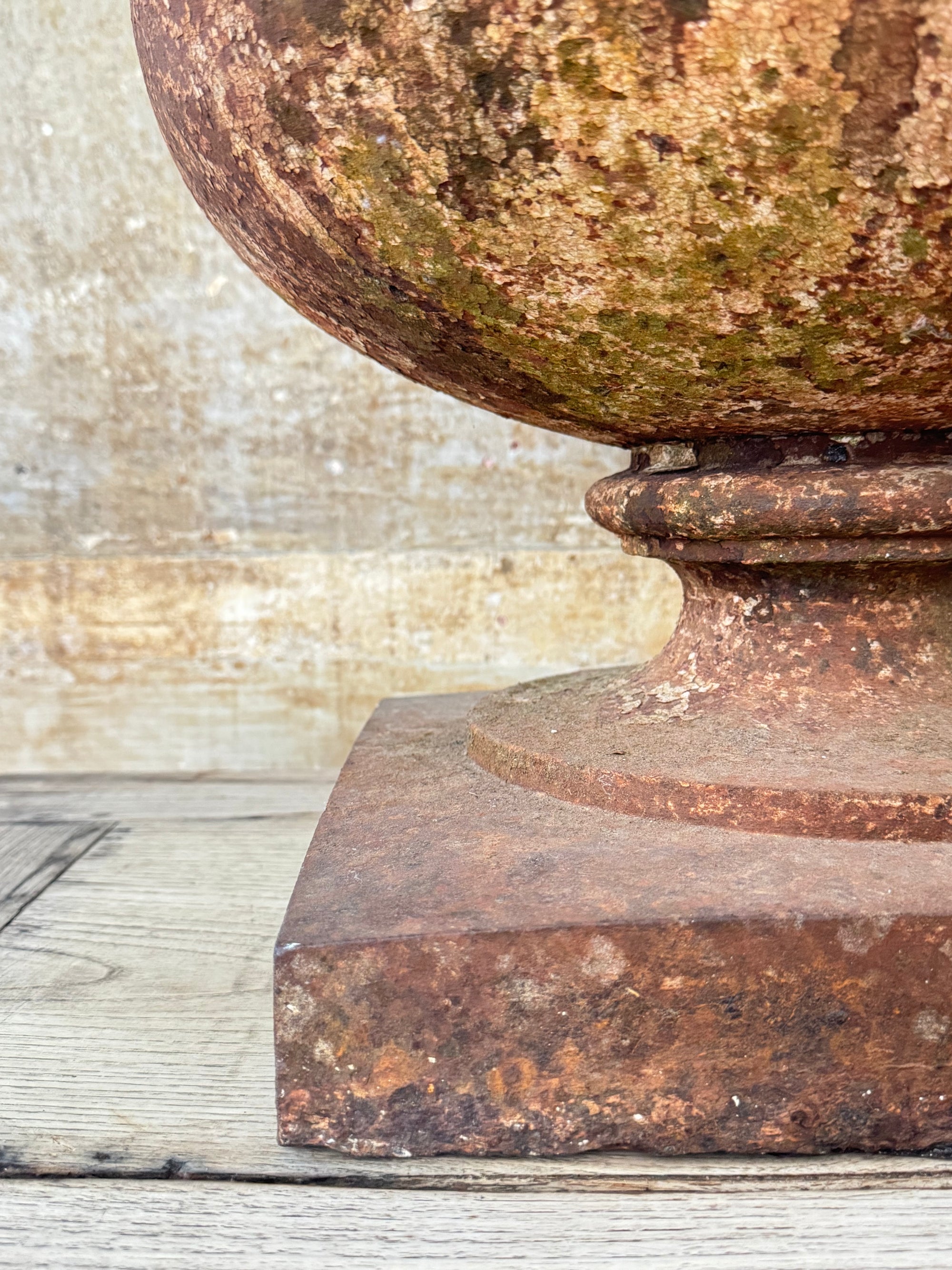 A 19th Century Cast Iron Urn