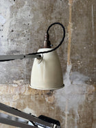 A Cream & Black H & H Desk Light