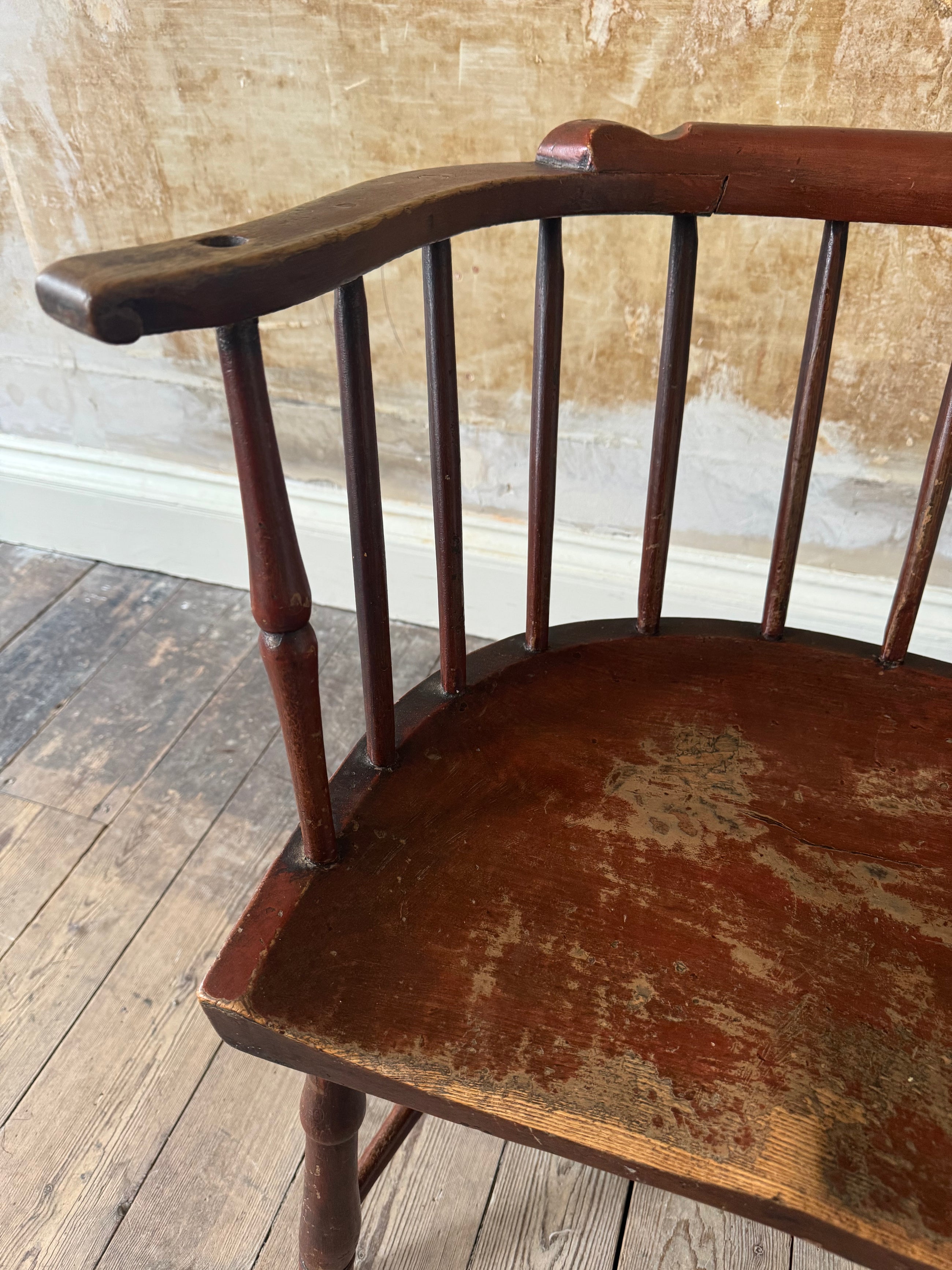 A George III Low Back Windsor Armchair