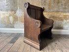 A 19th Century Oak Choirmaster's Seat